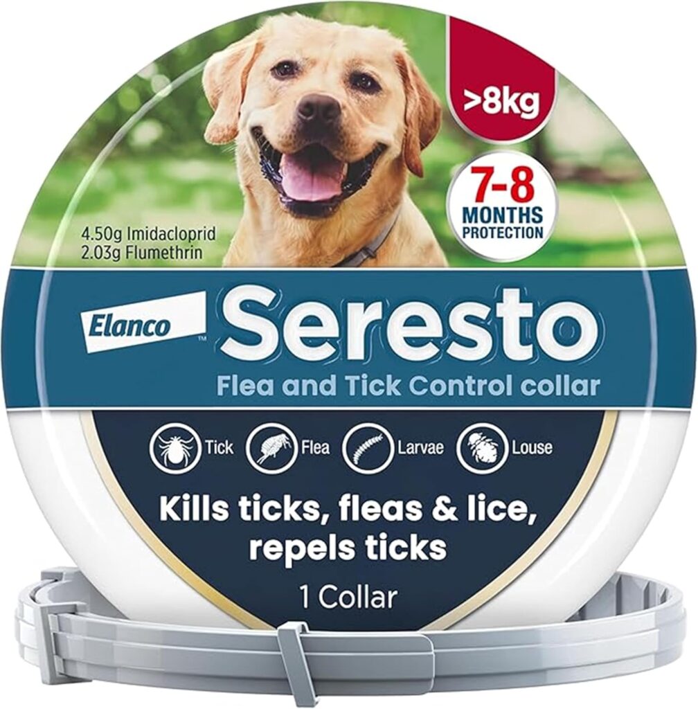 Seresto Flea and Tick Control Collar For Dogs Over 8kg