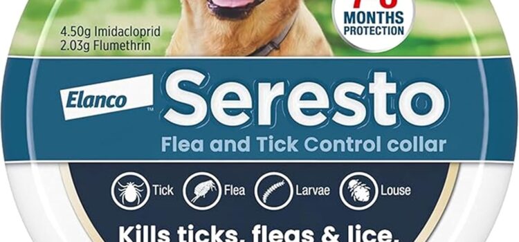 Seresto Flea and Tick Control Collar For Dogs Over 8kg